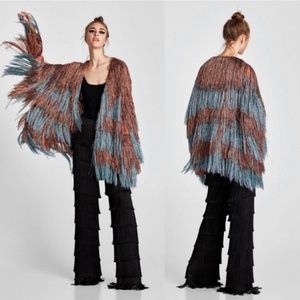 Zara Fringe Jacket